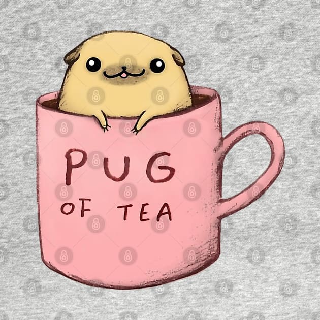 Pug of tea by GalaxyArt